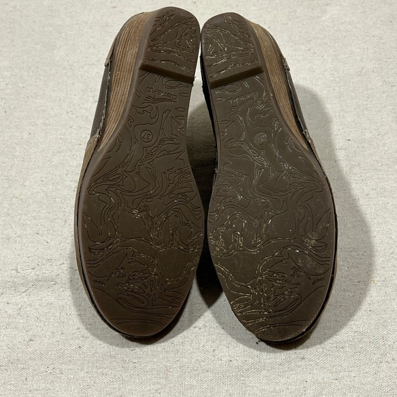 Dansko Susan Women's Brown Leather Wedge Ankle Boots Side Zip Size EU 37 USA 6.5 - Picture 7 of 9